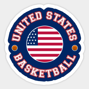 USA Basketball Sticker